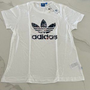 Adidas White Women's T-Shirt